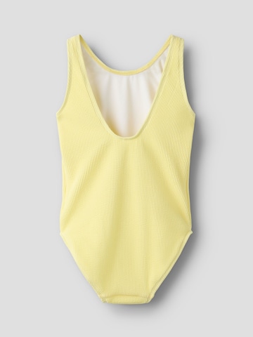 NAME IT Badedragt i gul