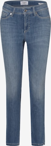 Cambio Skinny Jeans in Blauw: voorkant