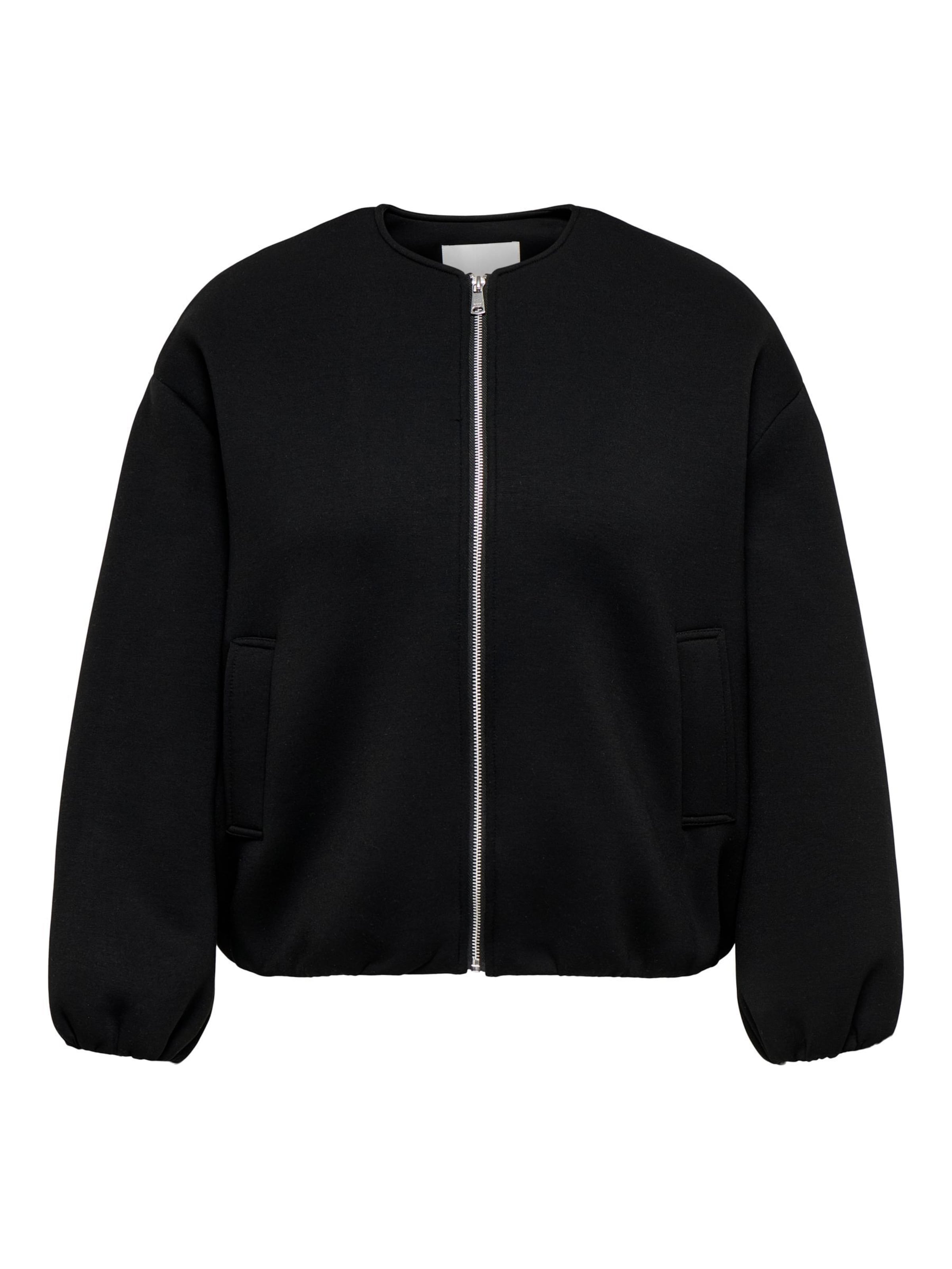 ONLY Carmakoma Jacke 'CAREllie' in Schwarz: Vorderseite