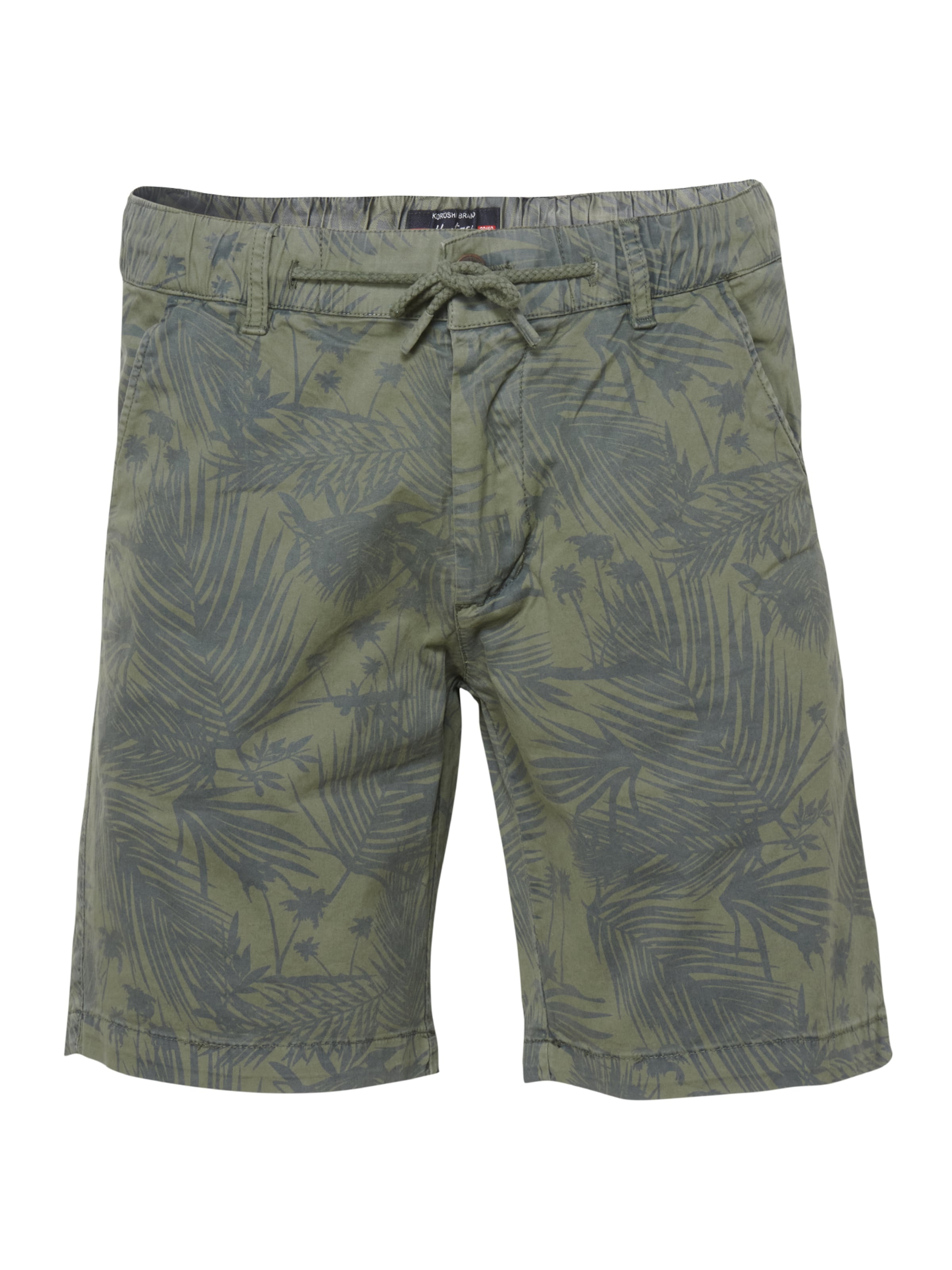 KOROSHI Trousers in Green: front