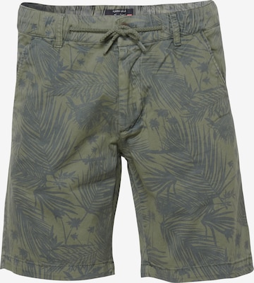 KOROSHI Kalhoty – zelená: přední strana