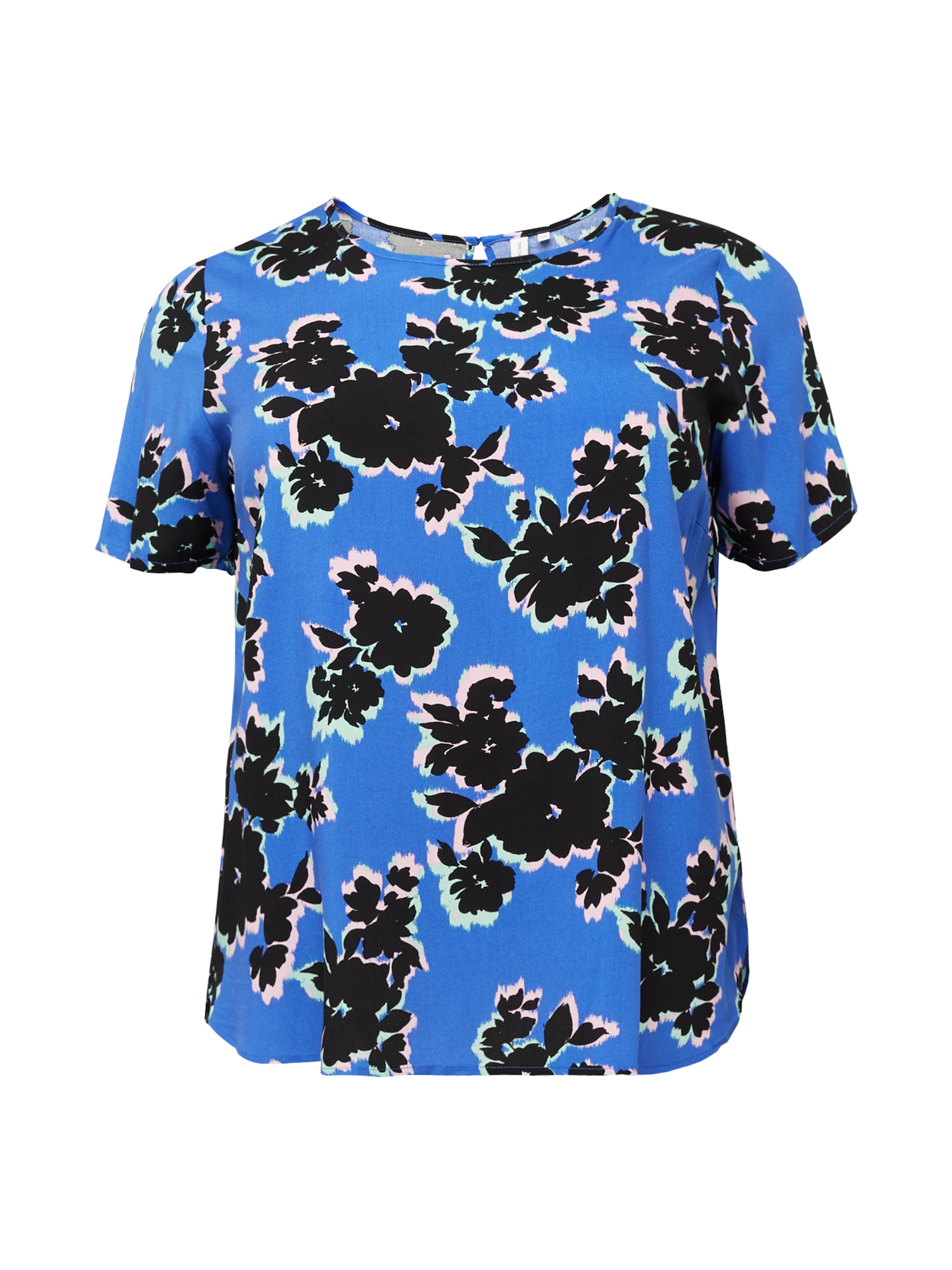 ONLY Carmakoma Bluse 'NOVA' i blå: forside