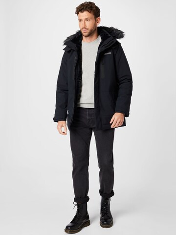 Parka di mezza stagione di HOLLISTER in nero