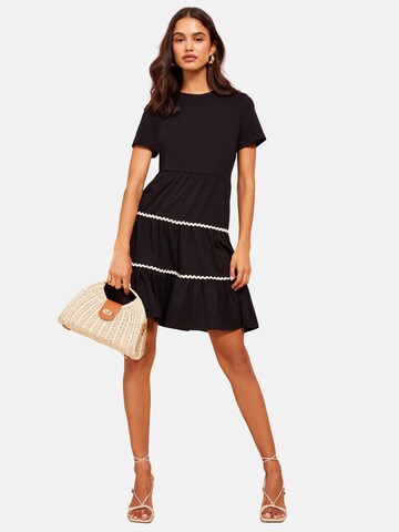 Robe Friends Like These en noir : devant