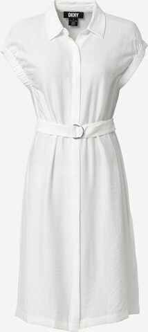 DKNY Košilové šaty – bílá: přední strana