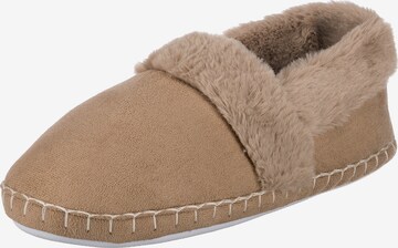 Freyling Slippers in Beige: front