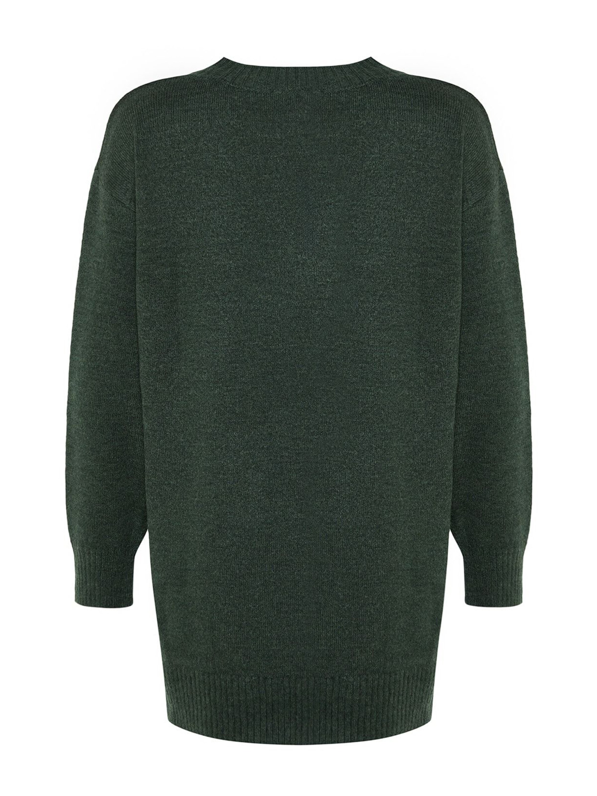 Trendyol Pletené šaty - Zelená