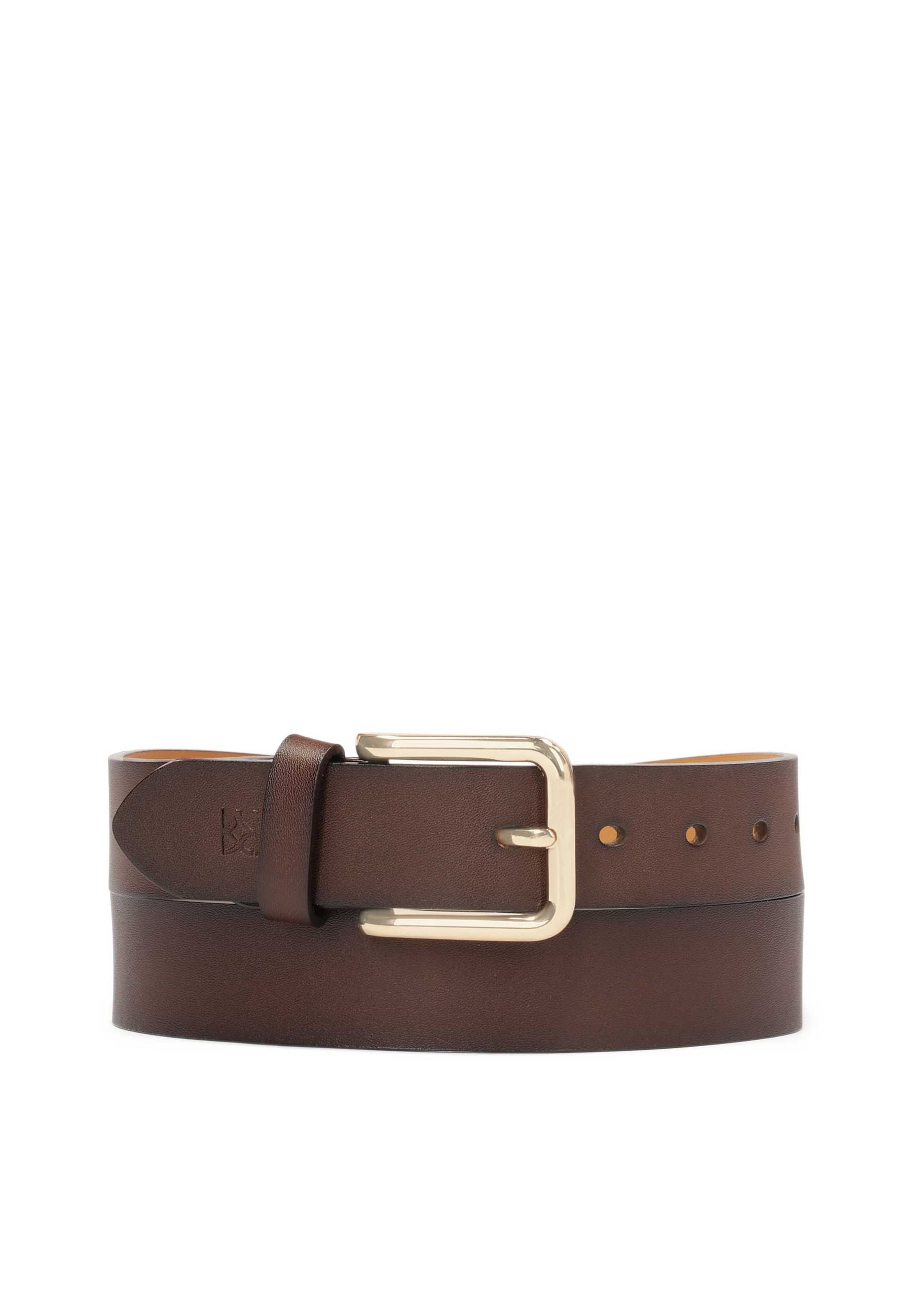 Kazar Belt in Brown: front