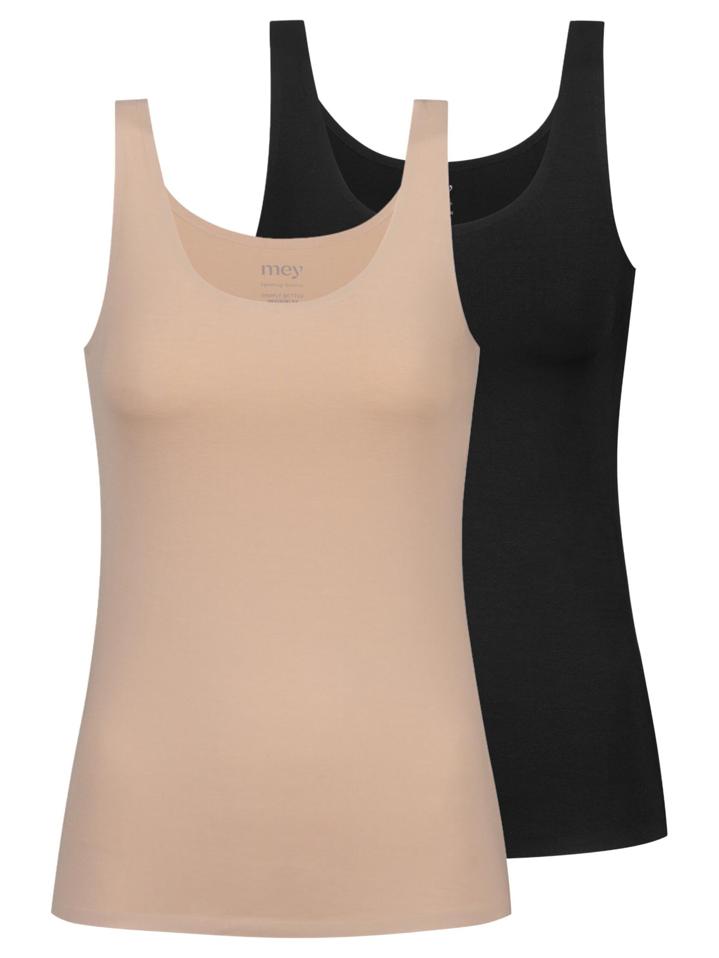 Mey Undershirt 'Simply Better Invisibles' in Black: front