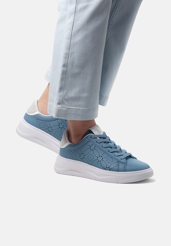 Sneaker bassa di U.S. POLO ASSN. in blu: frontale