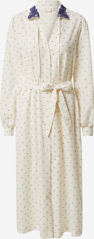 Robe-chemise Atelier Rêve en beige : devant