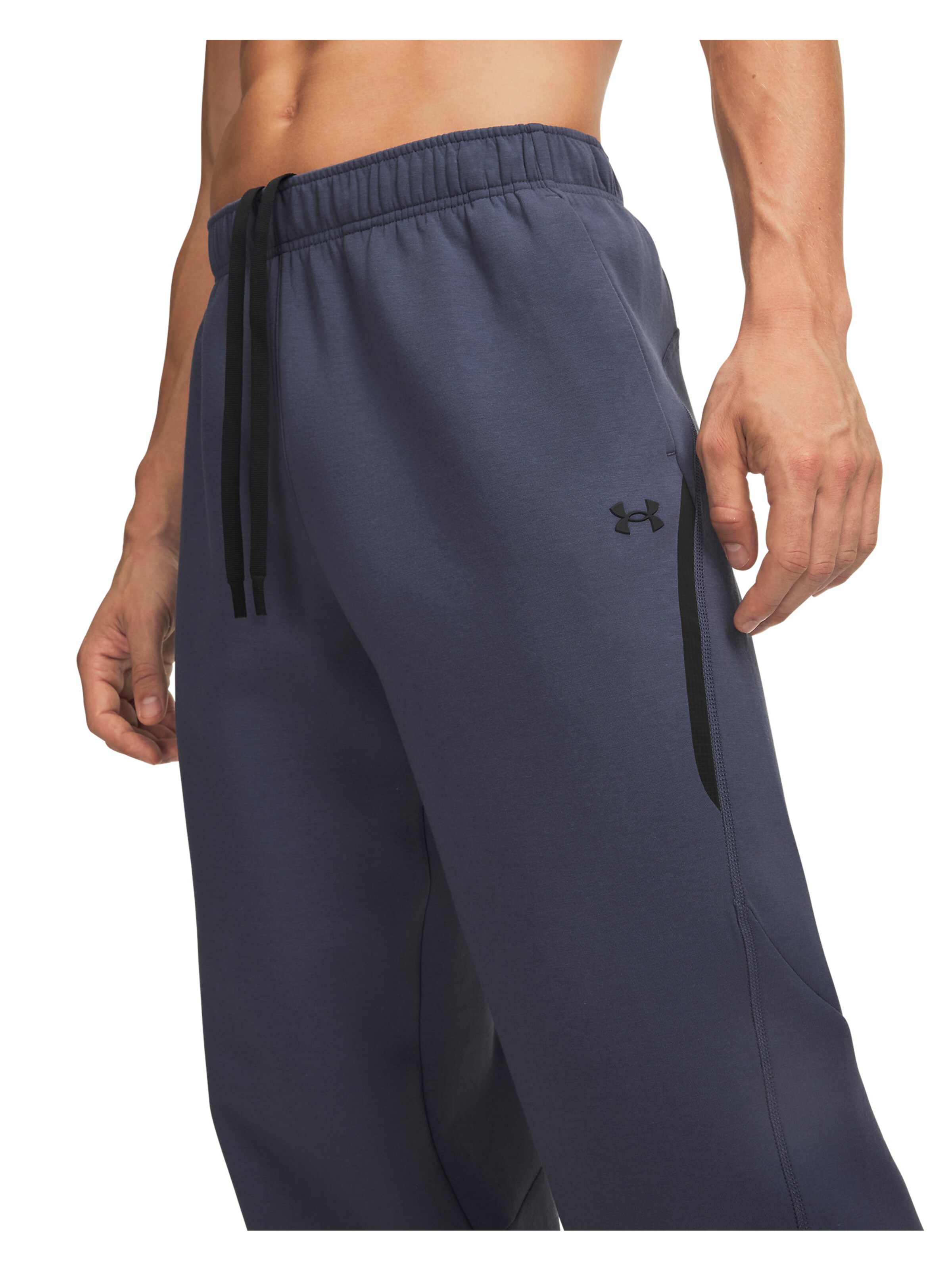 UNDER ARMOUR Regular Sportbroek 'Unstoppable Flc' in Blauw