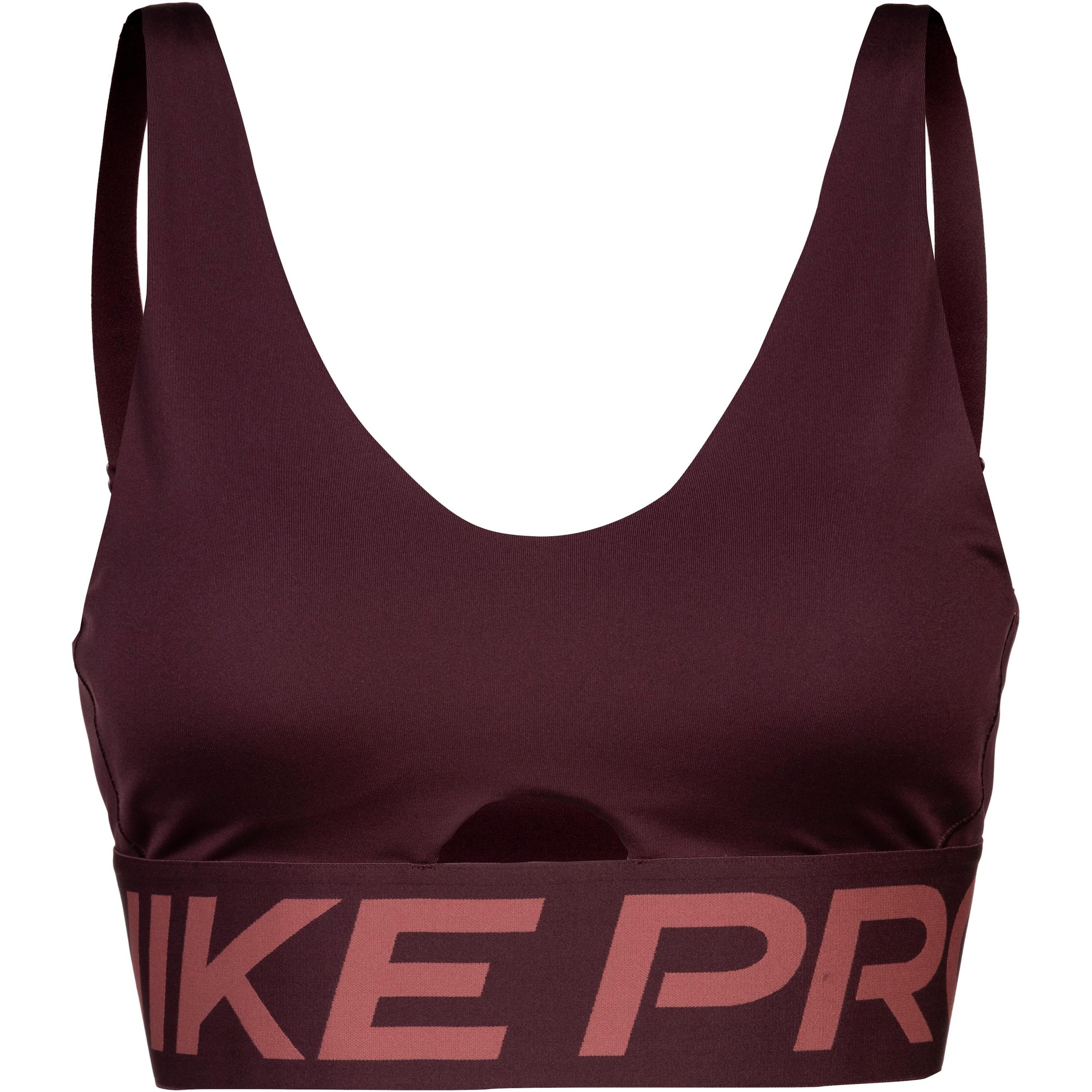 NIKE Sports Bra 'Indy Plunge' in Red: front