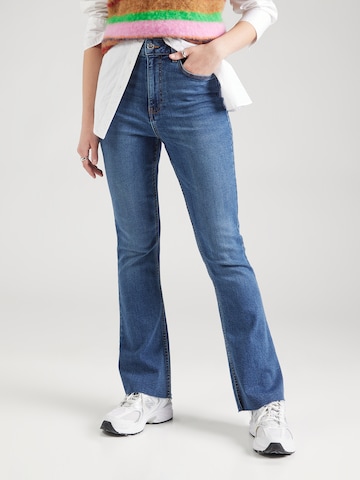 Miss Selfridge Расклешенный Джинсы в Синий: спереди