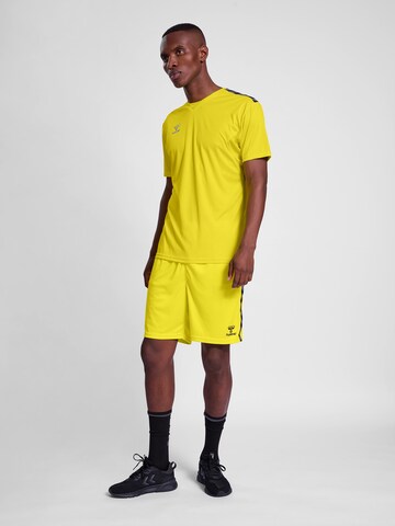 T-Shirt fonctionnel 'AUTHENTIC' Hummel en jaune