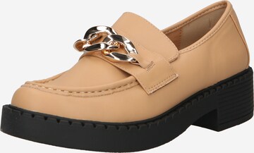 Dorothy Perkins - Sapato Slip-on 'Lola' em bege: frente