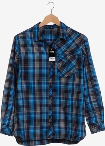VAUDE Button Up Shirt in XXL in Blue: front