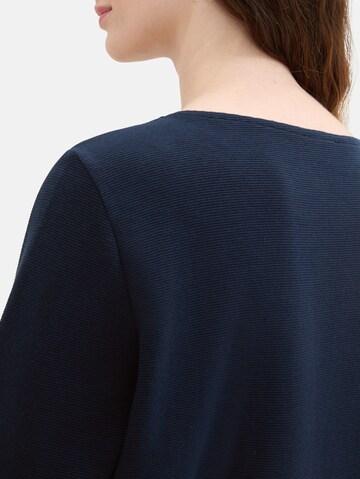 TOM TAILOR Shirt in Blau