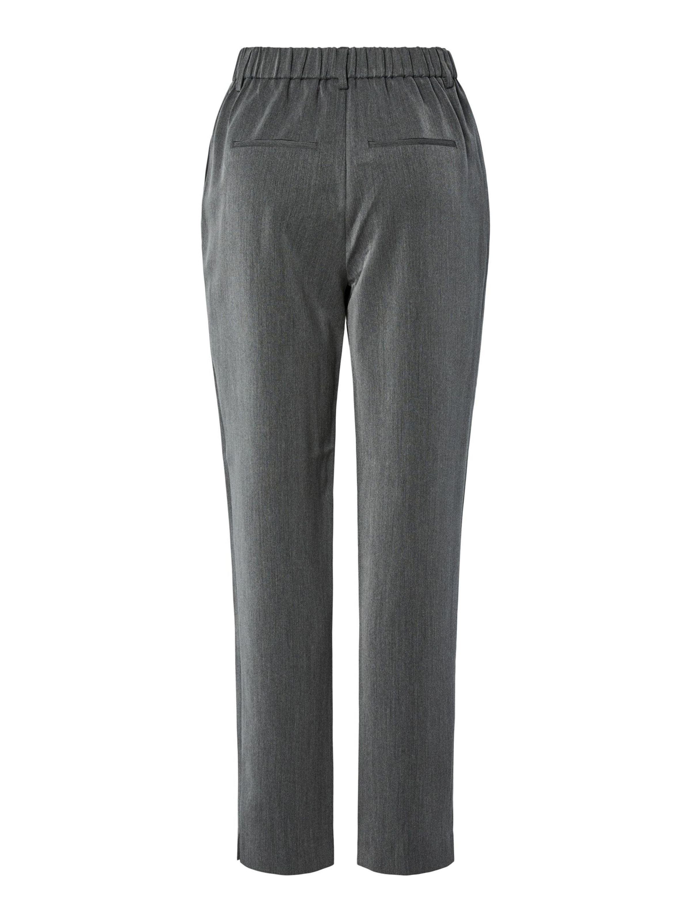 PIECES - regular Pantalón plisado 'PCKamil' en gris