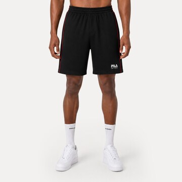 Regular Pantalon de sport ' Iseo ' Smilodox en noir : devant