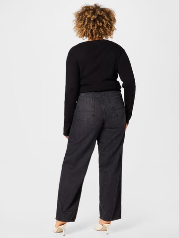 Urban Classics Wide Leg Jeans i sort