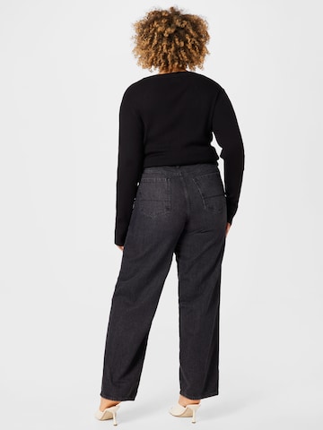 Urban Classics Wide Leg Jeans in Schwarz