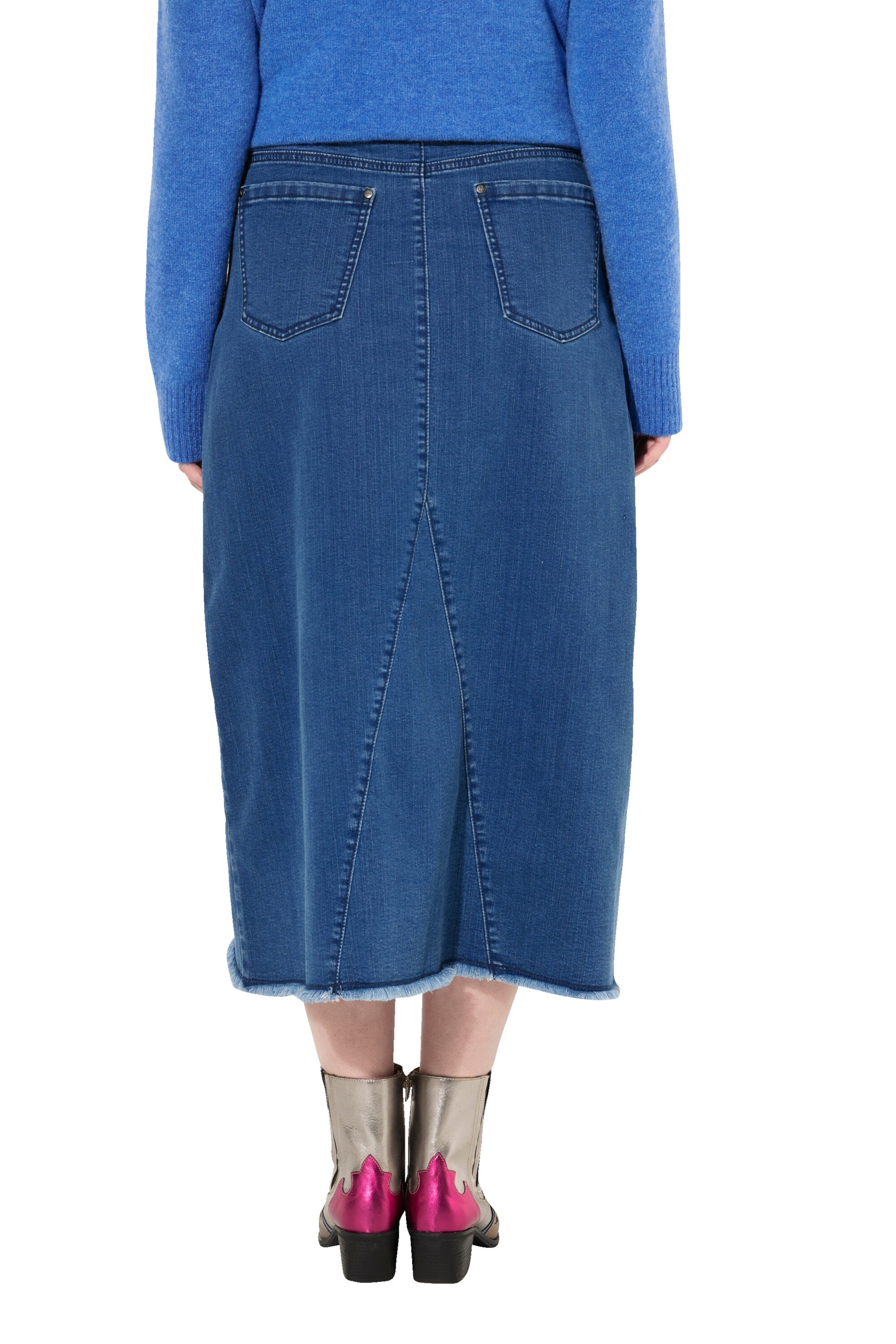 Ulla Popken Skirt in Blue