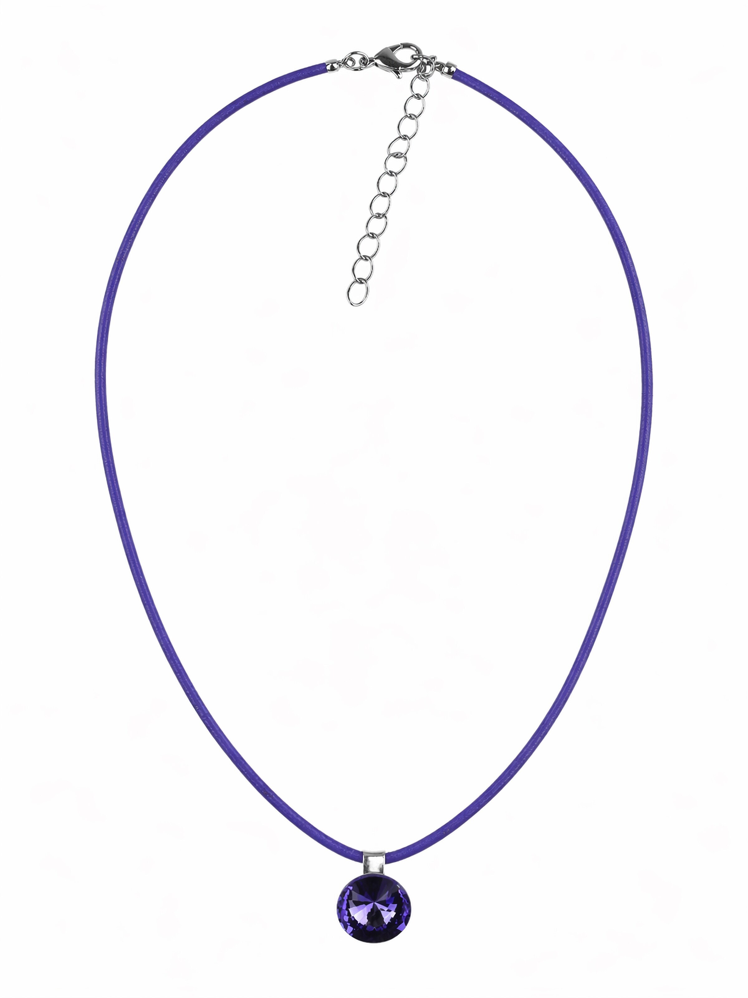 COLLEZIONE ALESSANDRO Necklace 'Frankfurt' in Purple