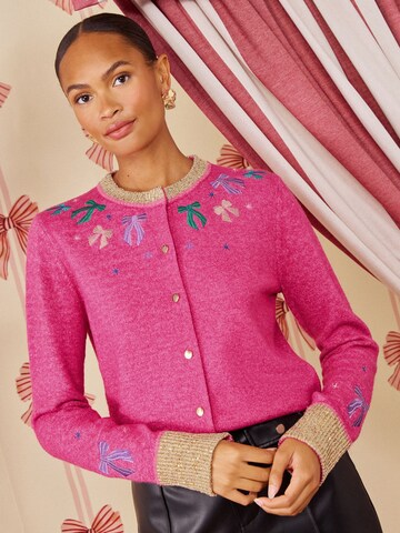 love & roses Strickjacke in Pink