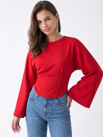 MixRay Blouse in Red