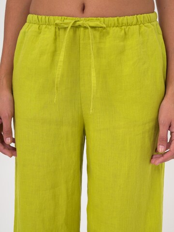 FRESHLIONS Wide Leg Hose 'Livia' in Grün