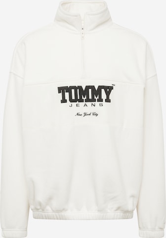 Felpa di Tommy Jeans in bianco: frontale