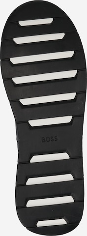 BOSS Black Låg sneaker 'Titanium' i grå