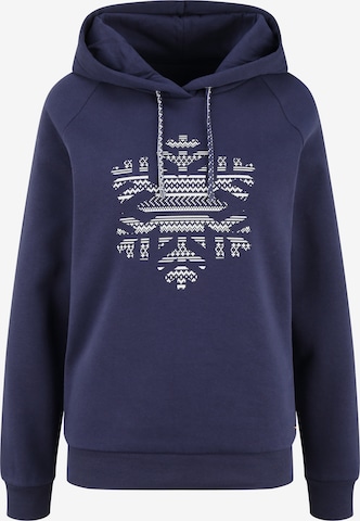 s.Oliver Sweatshirt in Blauw: voorkant