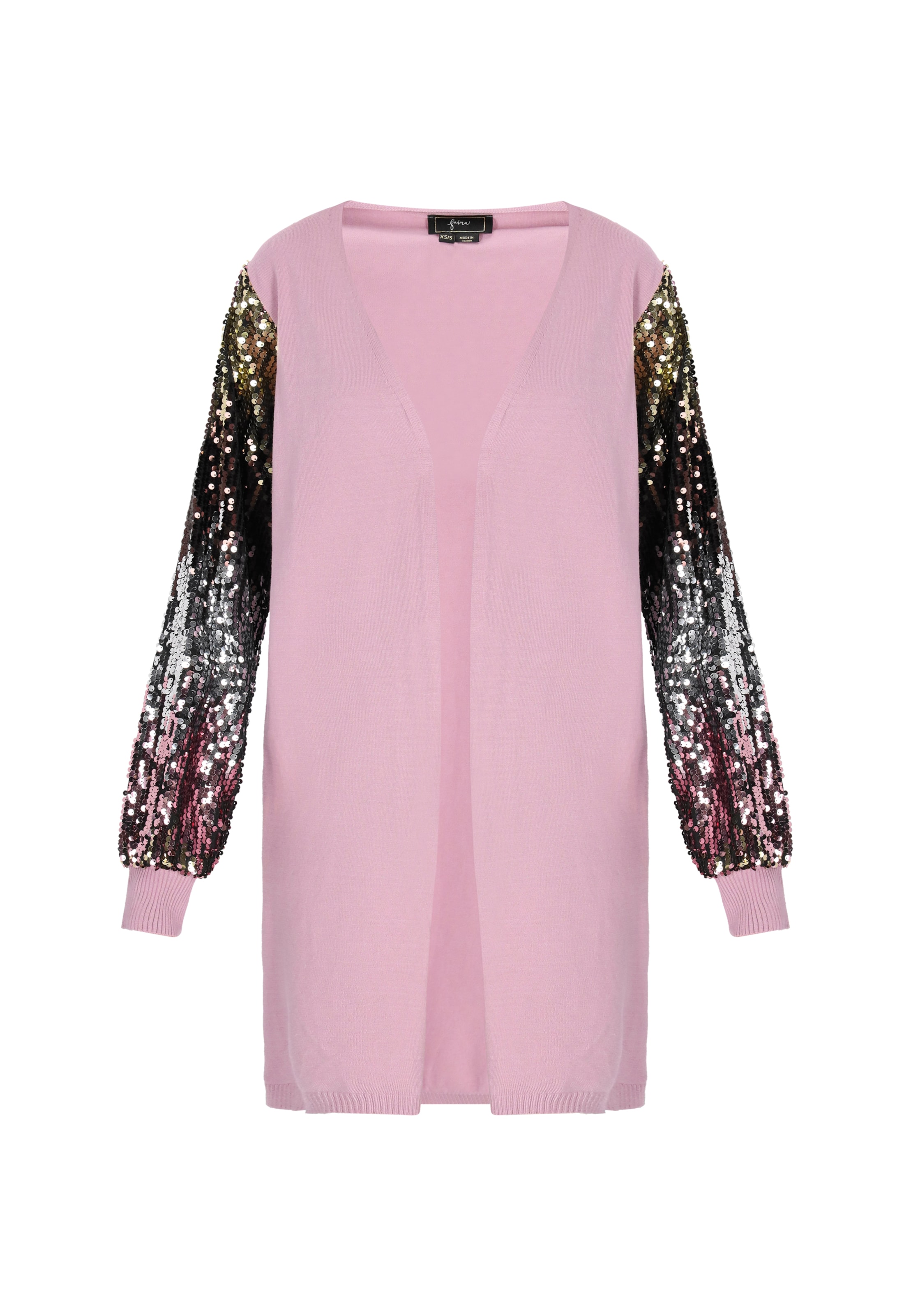 faina - Cárdigan en rosa: frente