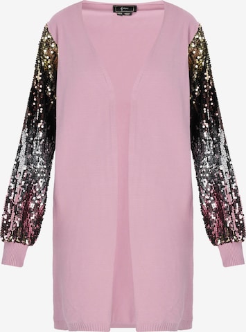 faina - Cárdigan en rosa: frente