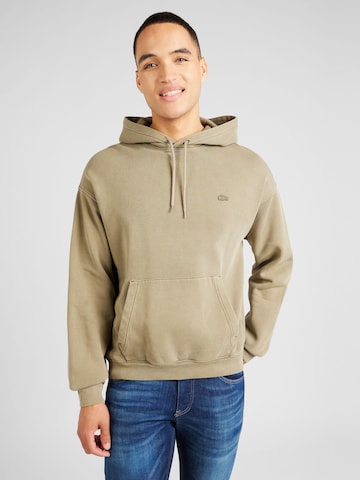 LACOSTE Sweatshirt in Groen: voorkant