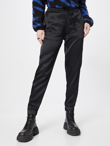 MORE & MORE Tapered Pants in Black: front