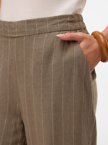 VERO MODA Wide Leg Hose 'VMMindy' in Beige