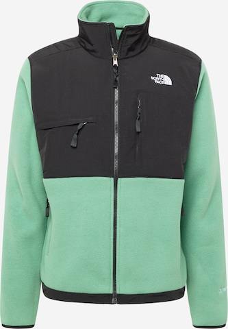 THE NORTH FACE Athletic fleece jacket 'Denali' in Green: front