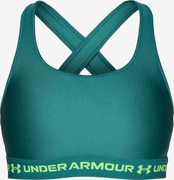 UNDER ARMOUR Спортивный бюстгальтер в Зеленый: спереди