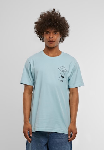 Mister Tee Bluser & t-shirts ' Ufo Drop Tee ' i blå
