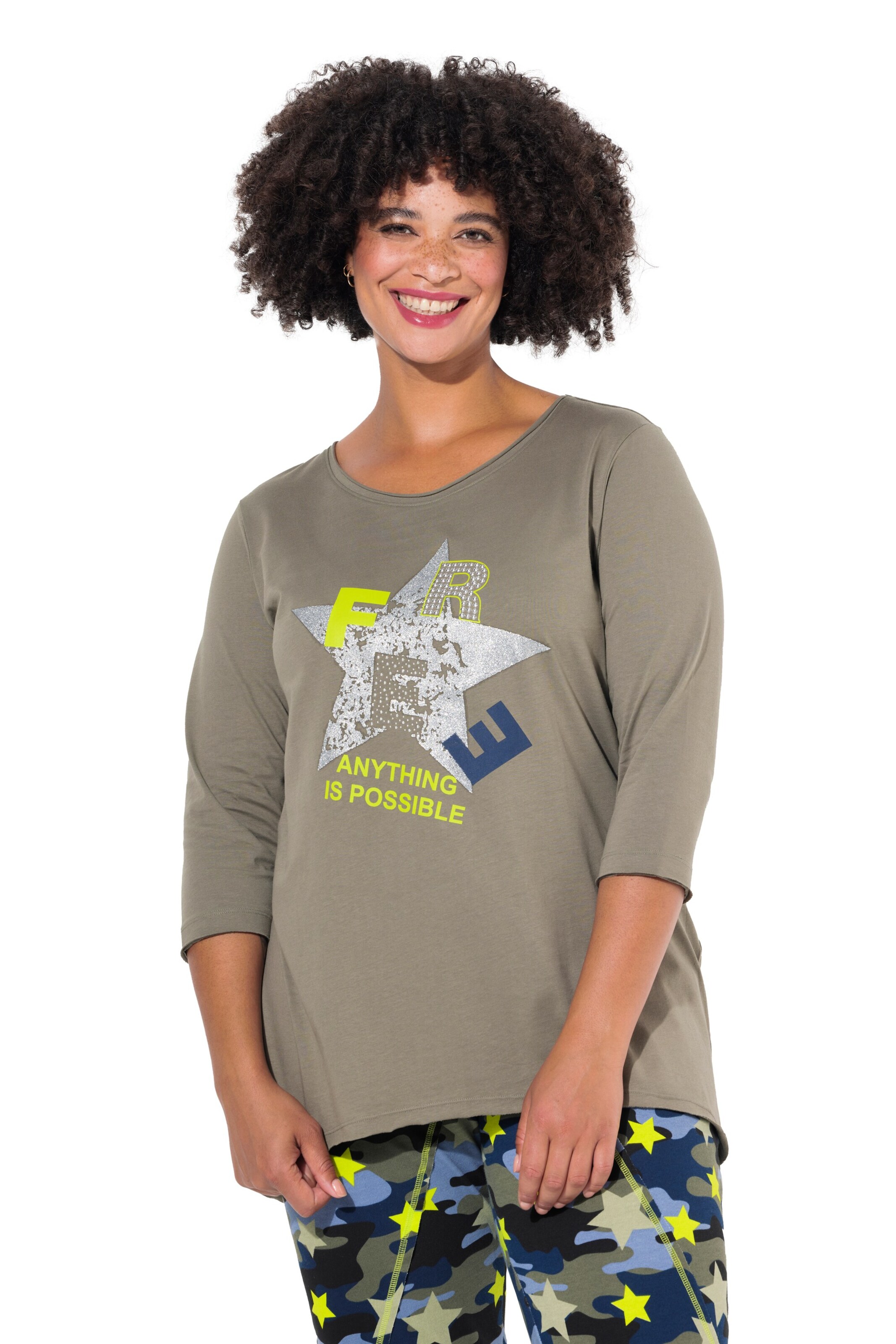 T-shirt Angel of Style en vert : devant