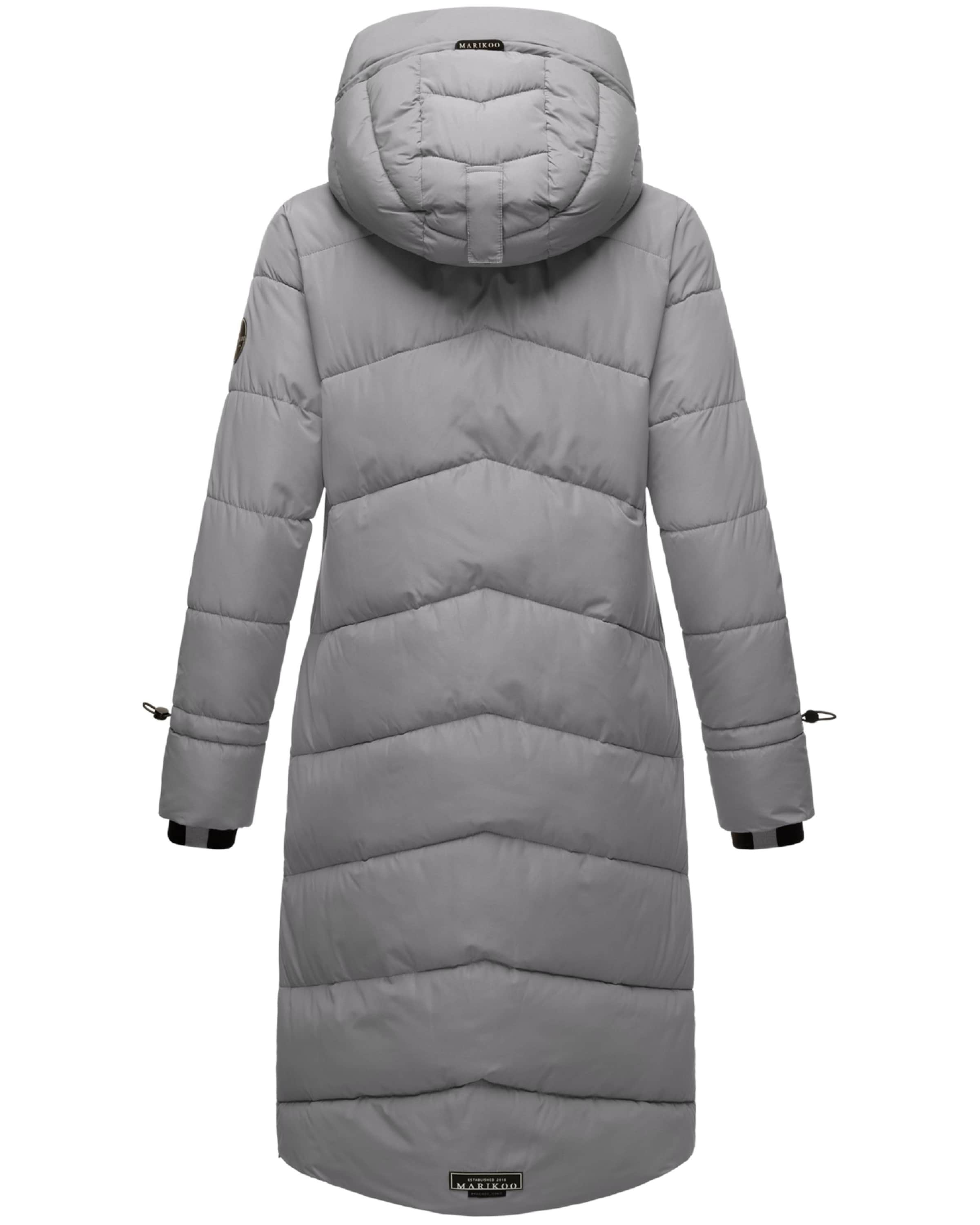 MARIKOO Зимнее пальто в Серый