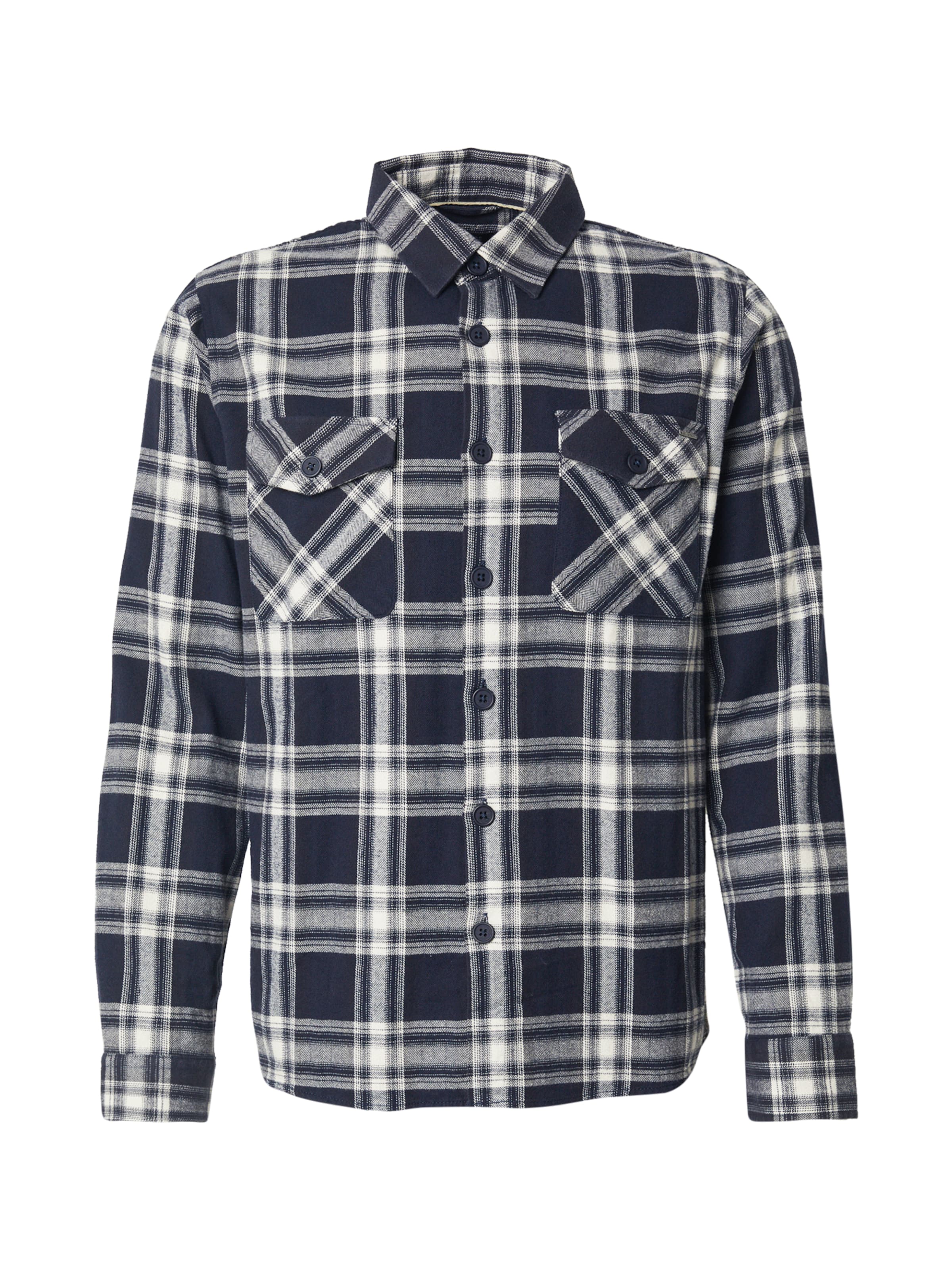 INDICODE JEANS Rovný strih Košeľa 'Stanlei' - Modrá: predná strana