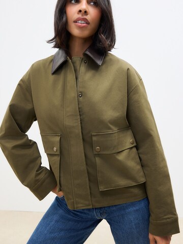 Next Between-season jacket in Green: front