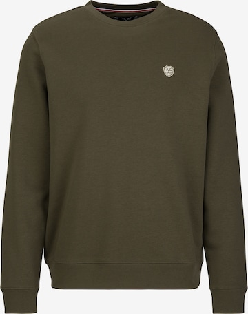 Sweat-shirt 'Nico' 19V69 ITALIA en vert : devant