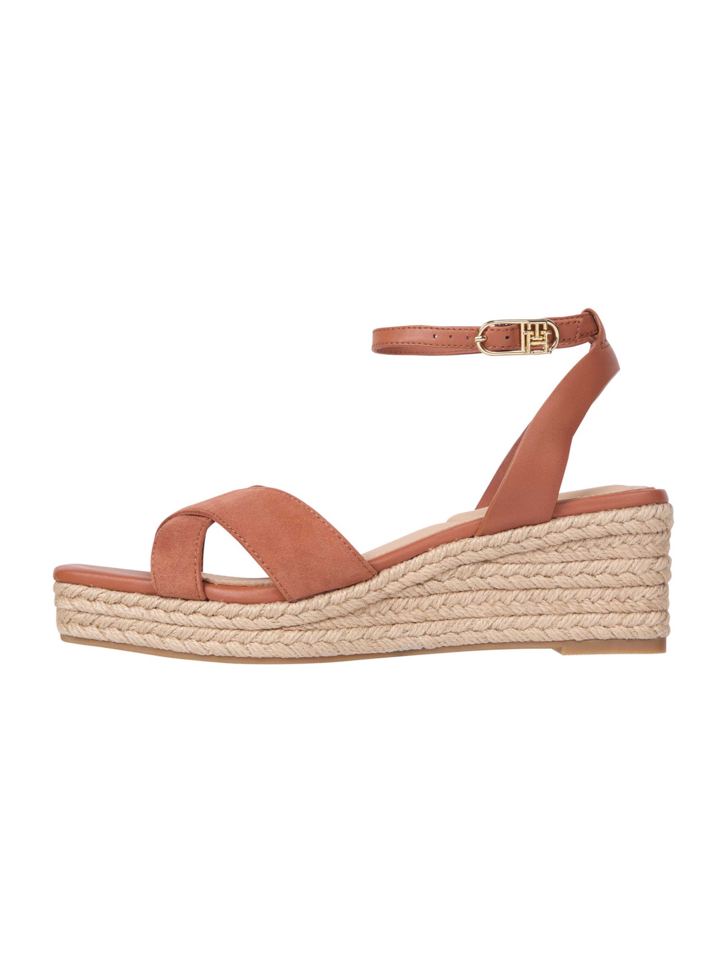 TOMMY HILFIGER Remmisandaalit värissä ruskea: etupuoli