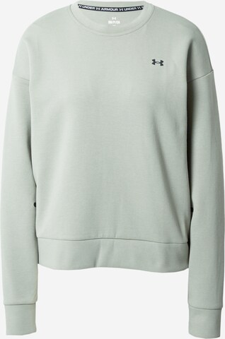 UNDER ARMOUR Sportief sweatshirt 'Unstoppable' in Groen: voorkant