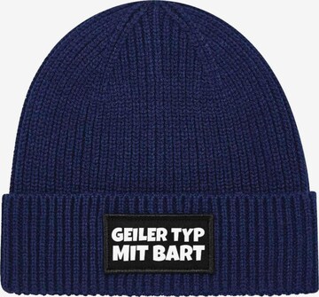 Youth Designz Beanie 'Geiler Typ mit Bart' in Blue: front